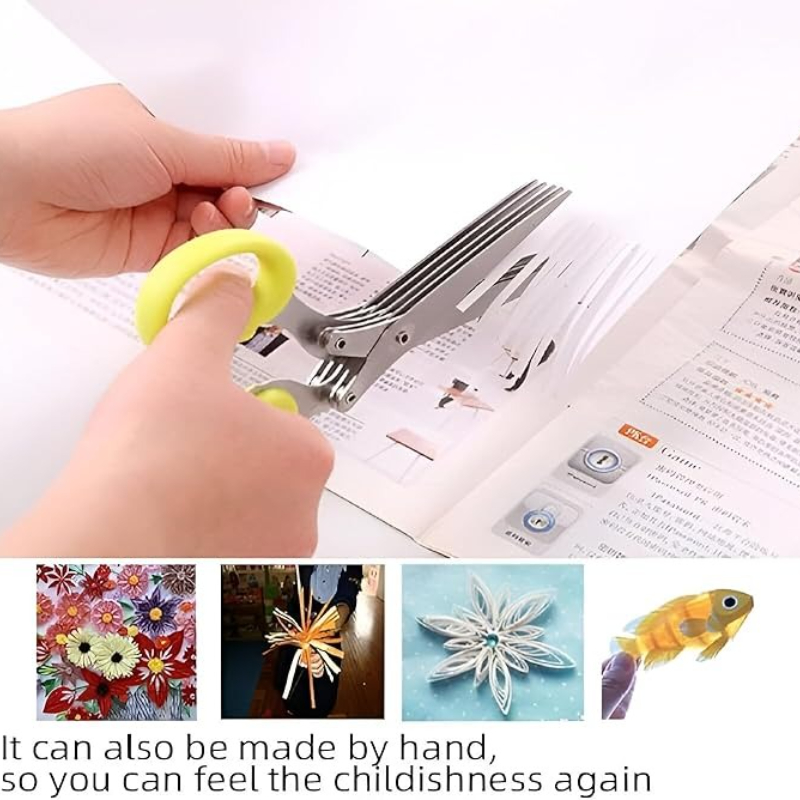Spudger Plastic Set - 5-Layer Shredder Scissors Multifunctional Stainless Steel