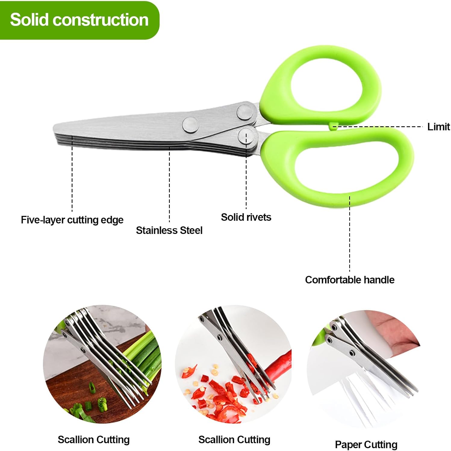 5-Layer Shredder Scissors Mult - Spudger Plastic Set recension och pris