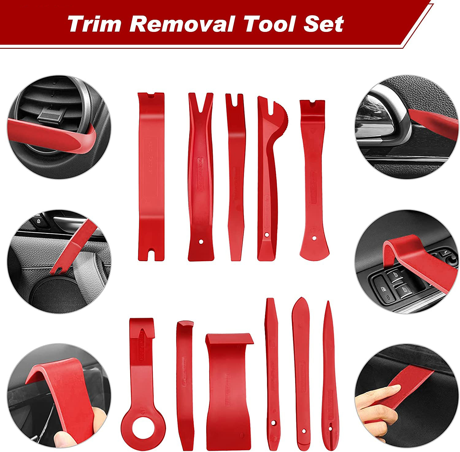 Auto Interior Disassembly Kit  - Spudger Plastic Set recension och pris
