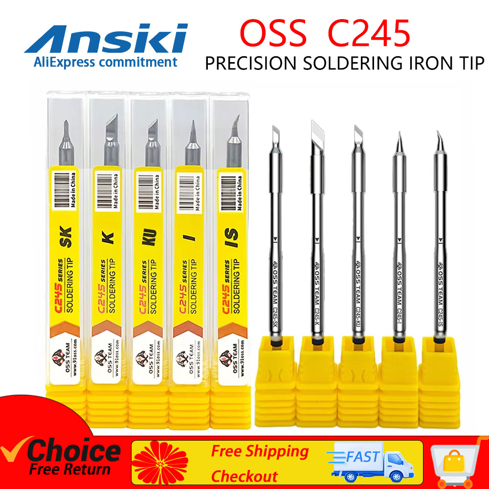 OSS C245 Soldering Iron Tip Pr - Electronics Repair Kit With Soldering Iron recension och pris