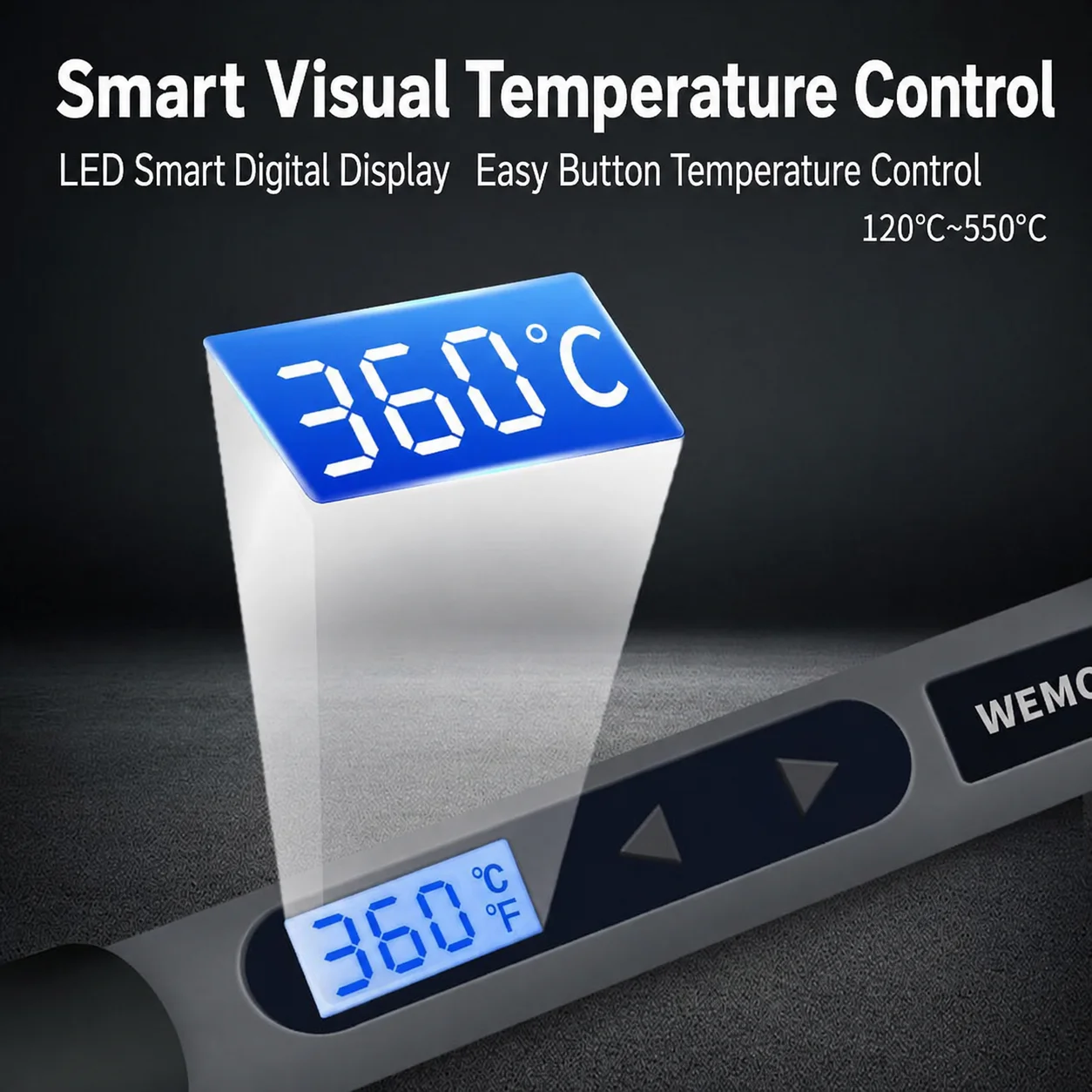 90W Digital LCD Adjustable Tem - Electronics Repair Uk recension och pris