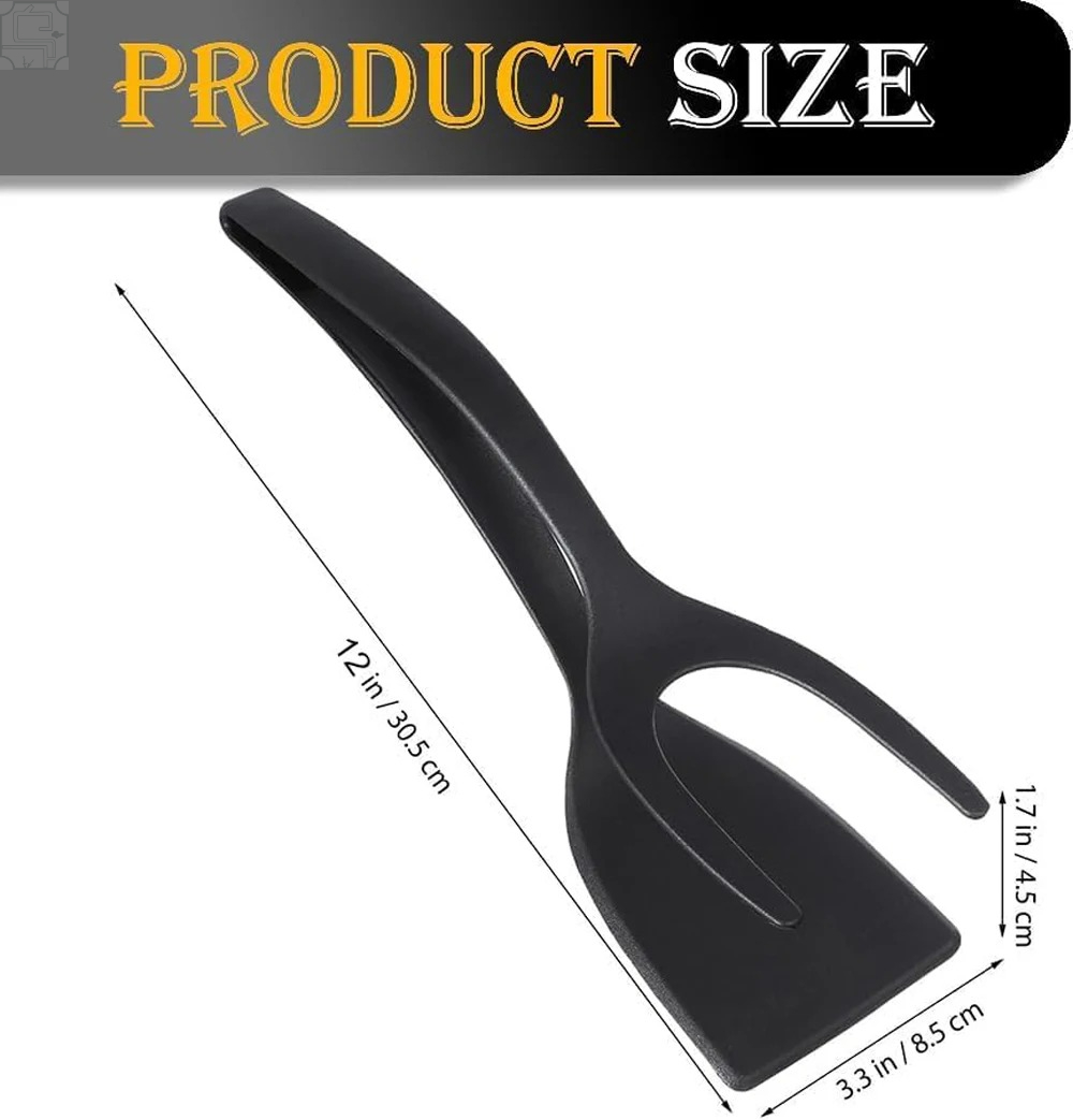 2 In 1 Flip Spatula Tongs Nylo - Spudger Plastic Set recension och pris