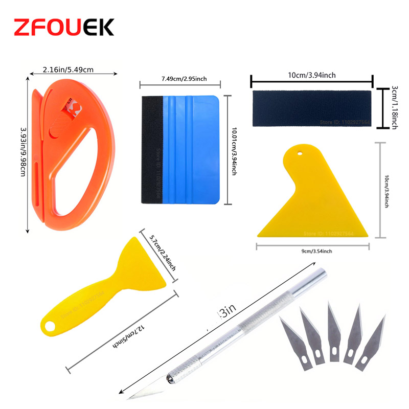 Car Film Wrap Tool Kit Vinyl S - Spudger Plastic Set recension och pris